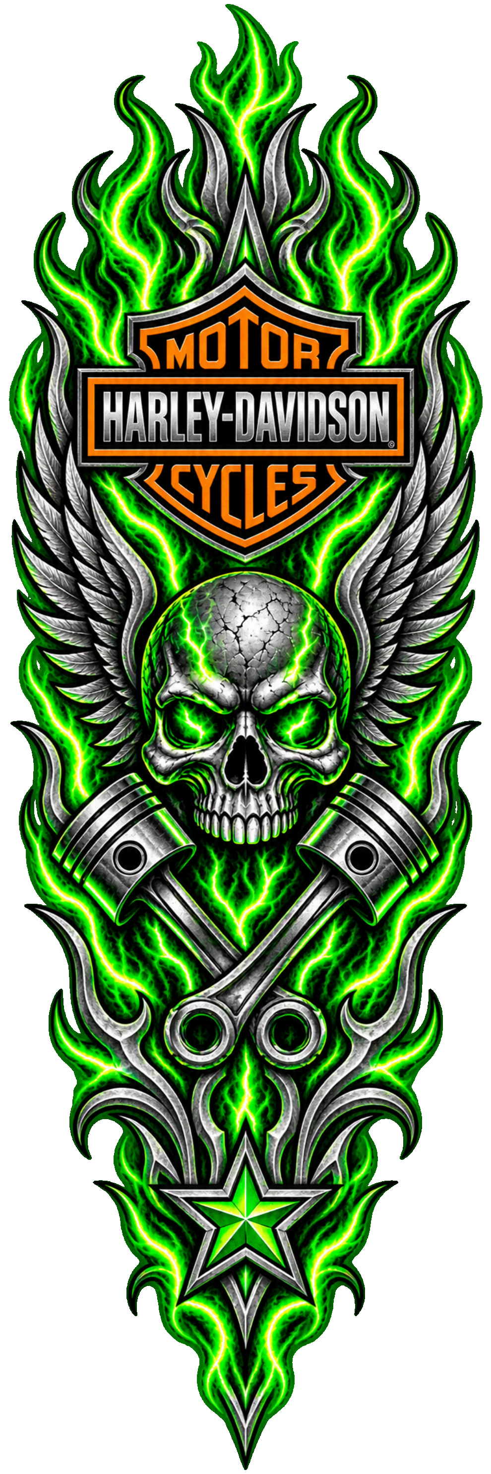 Harley Davidson (sleeve)