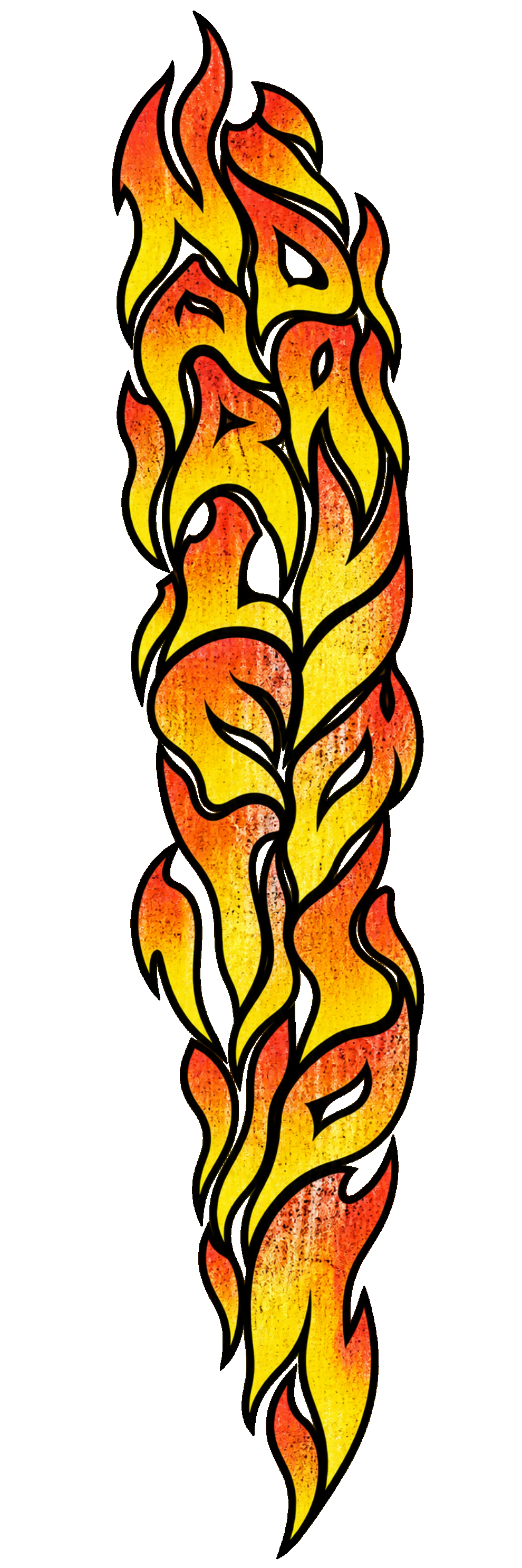 Harley Davidson Flame (sleeve)