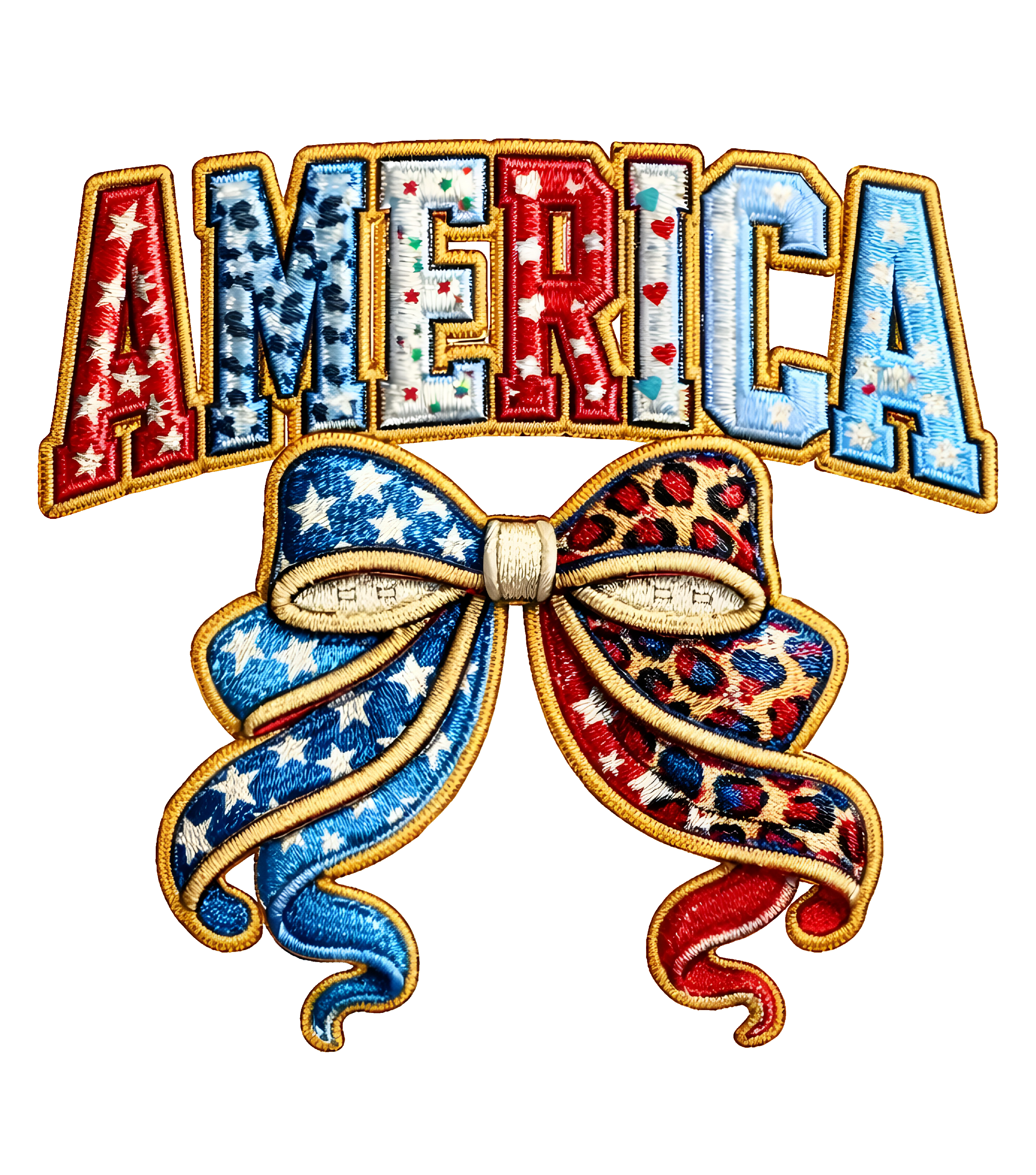 America w/bow