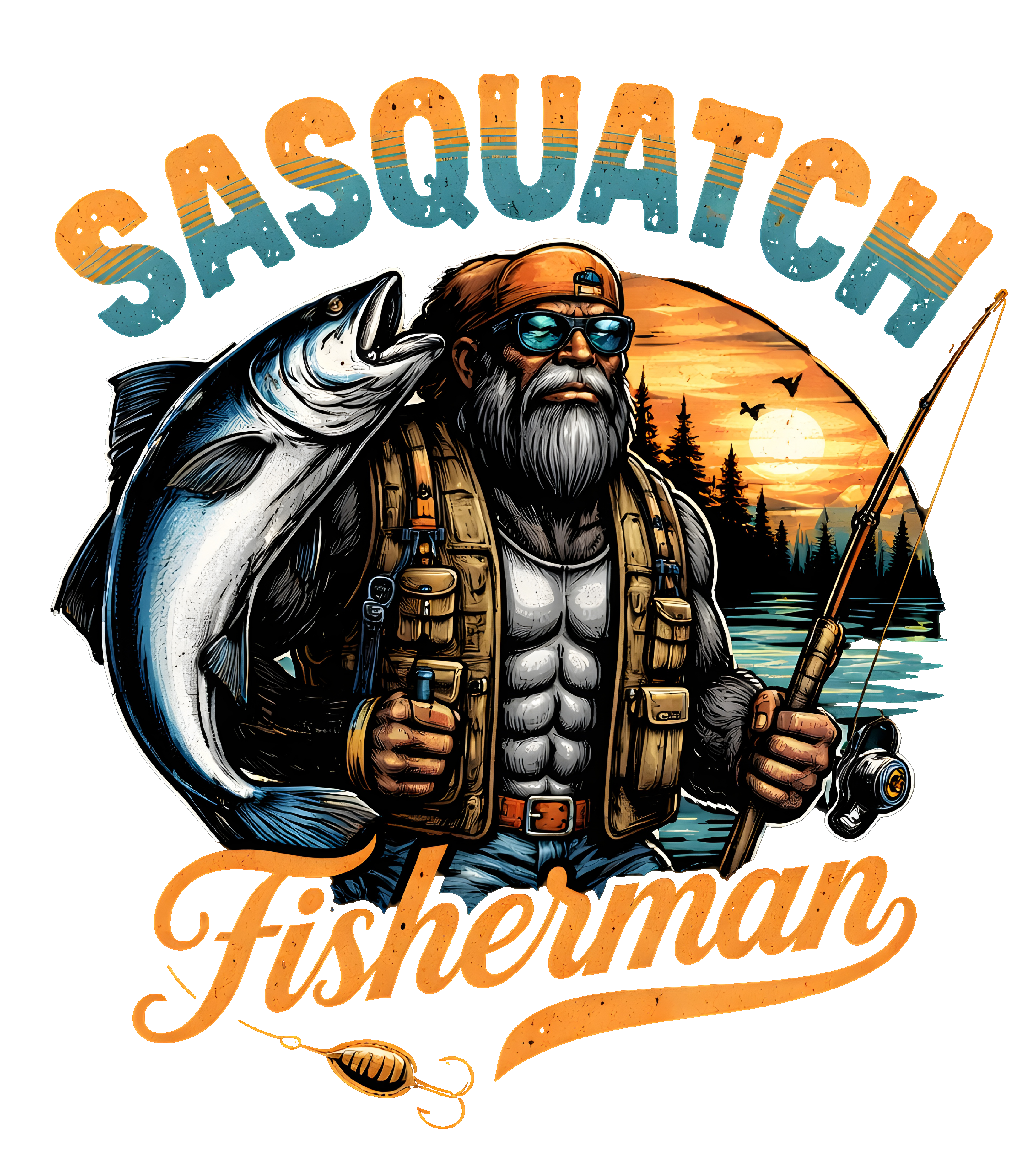 Sasquatch Fisherman