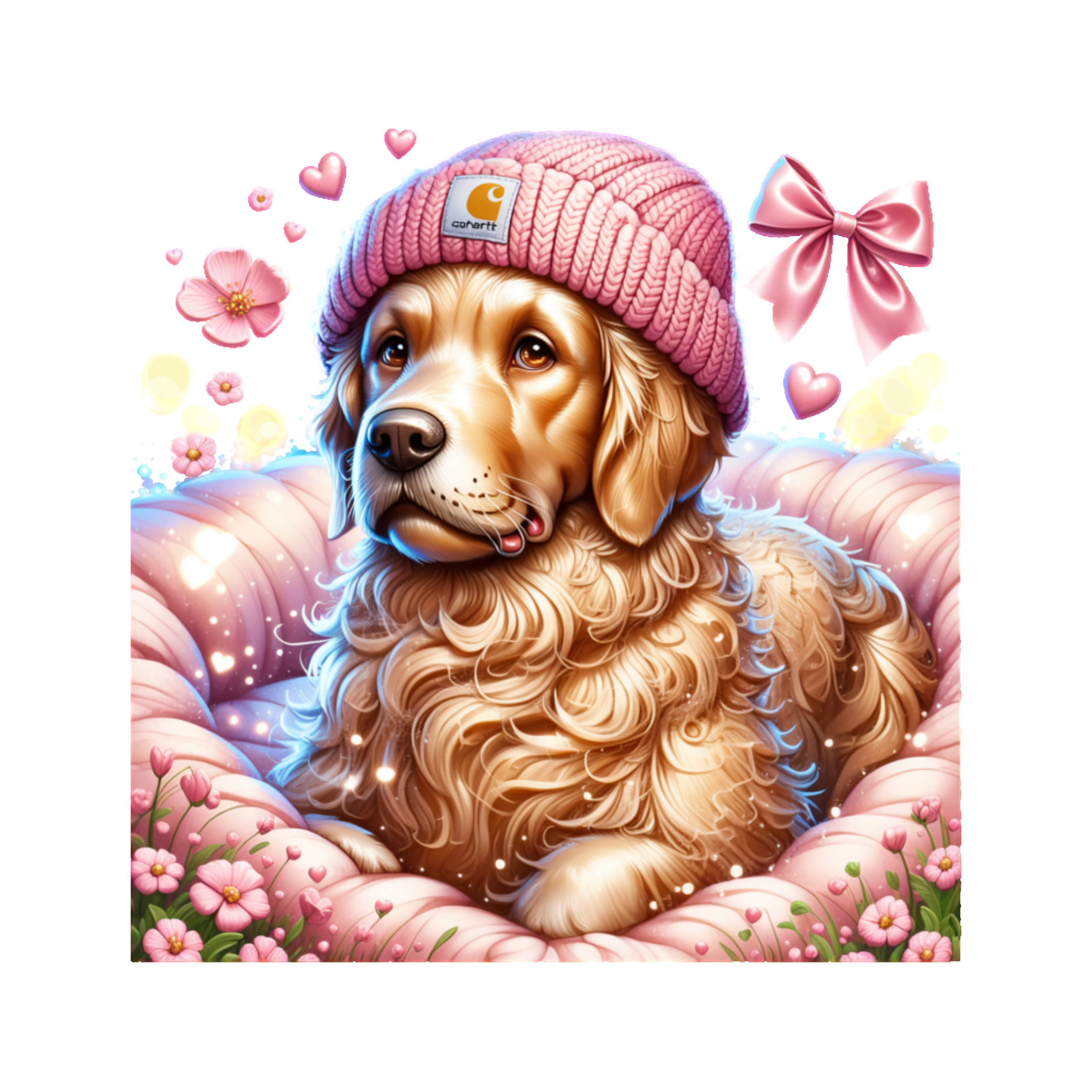 Golden w/Pink Carhartt2