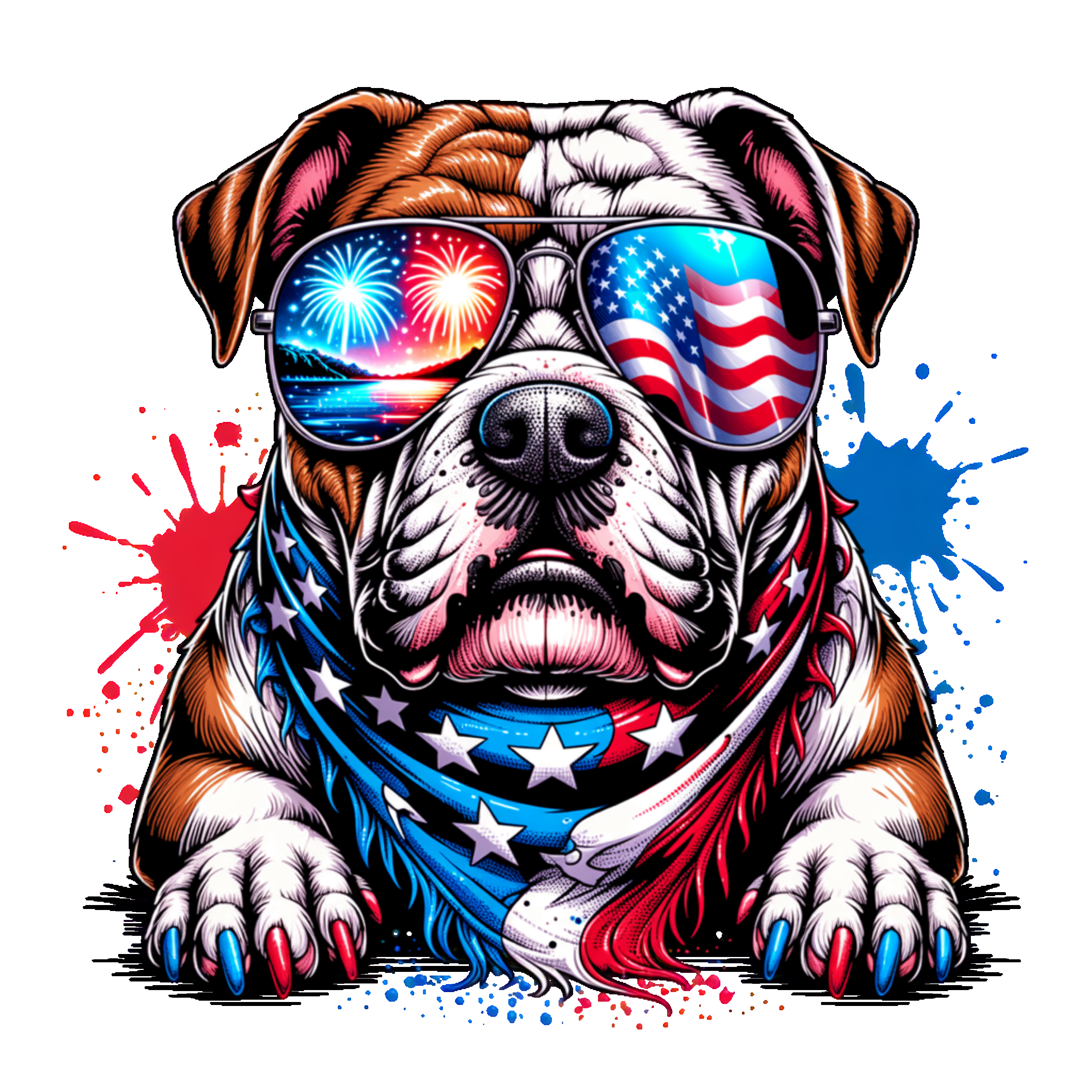 Bulldog 4th of July