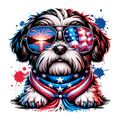 Shihtzu 4th of July