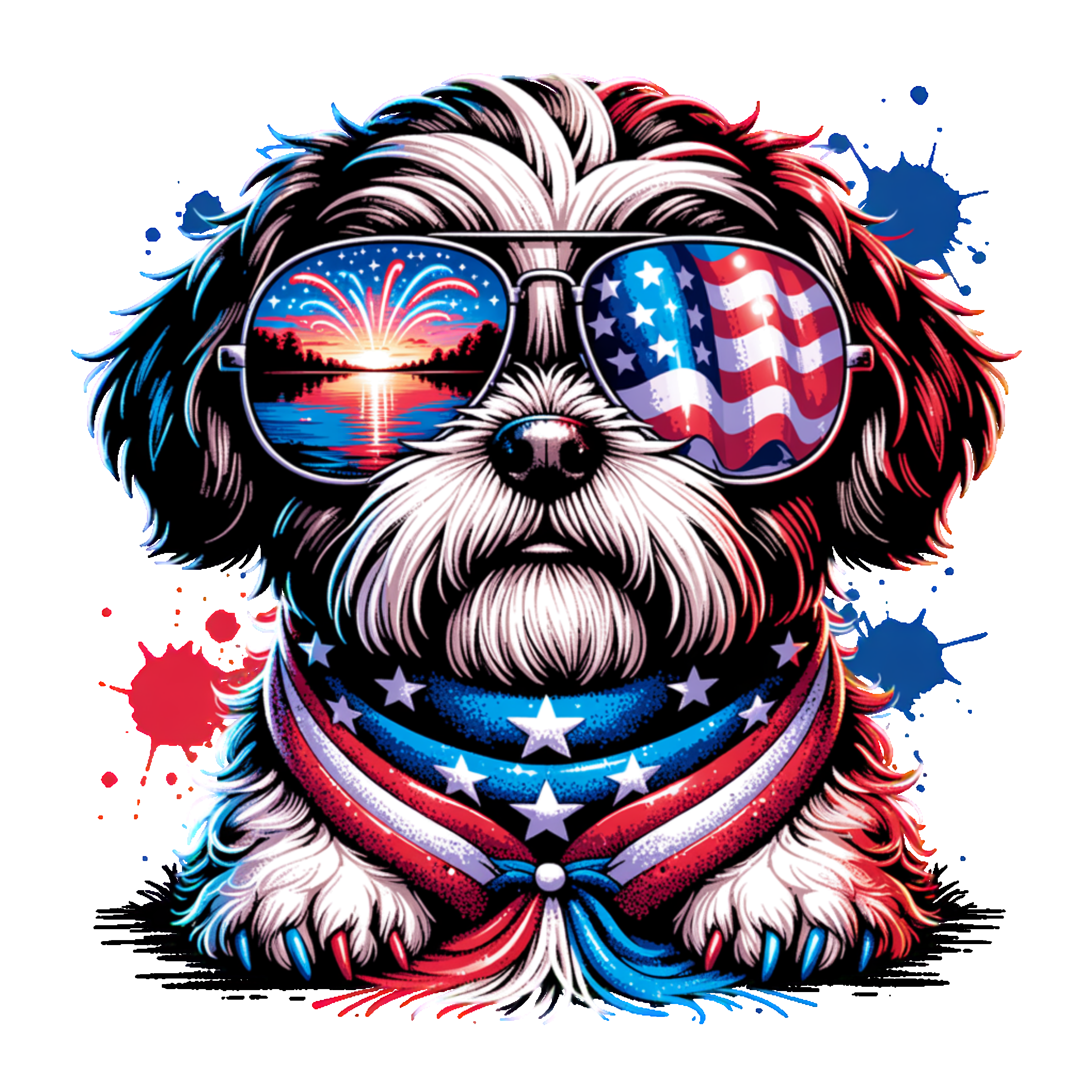 Shihtzu 4th of July