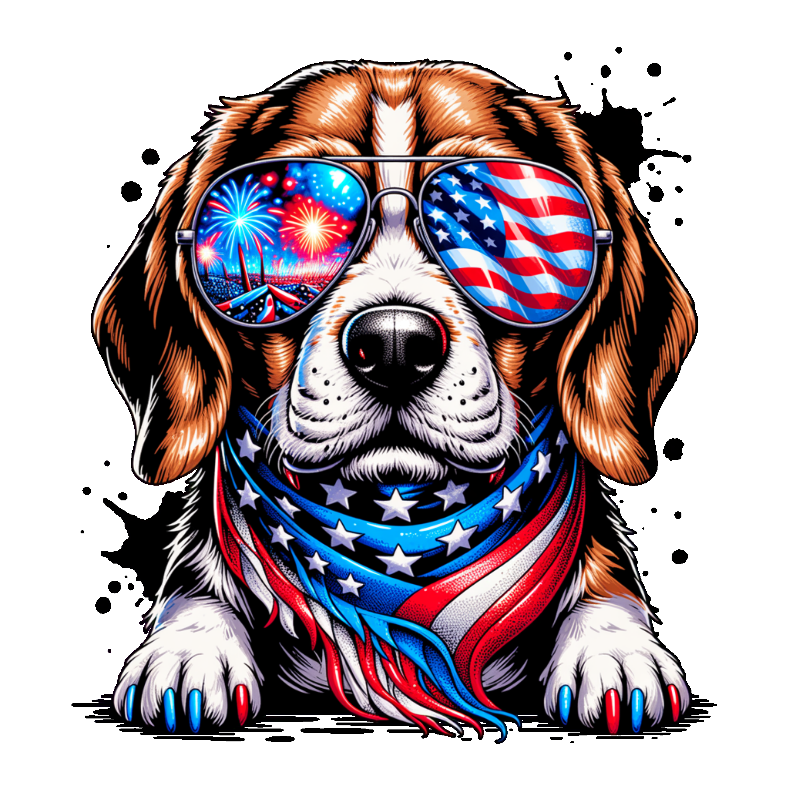 Beagle 4th of July