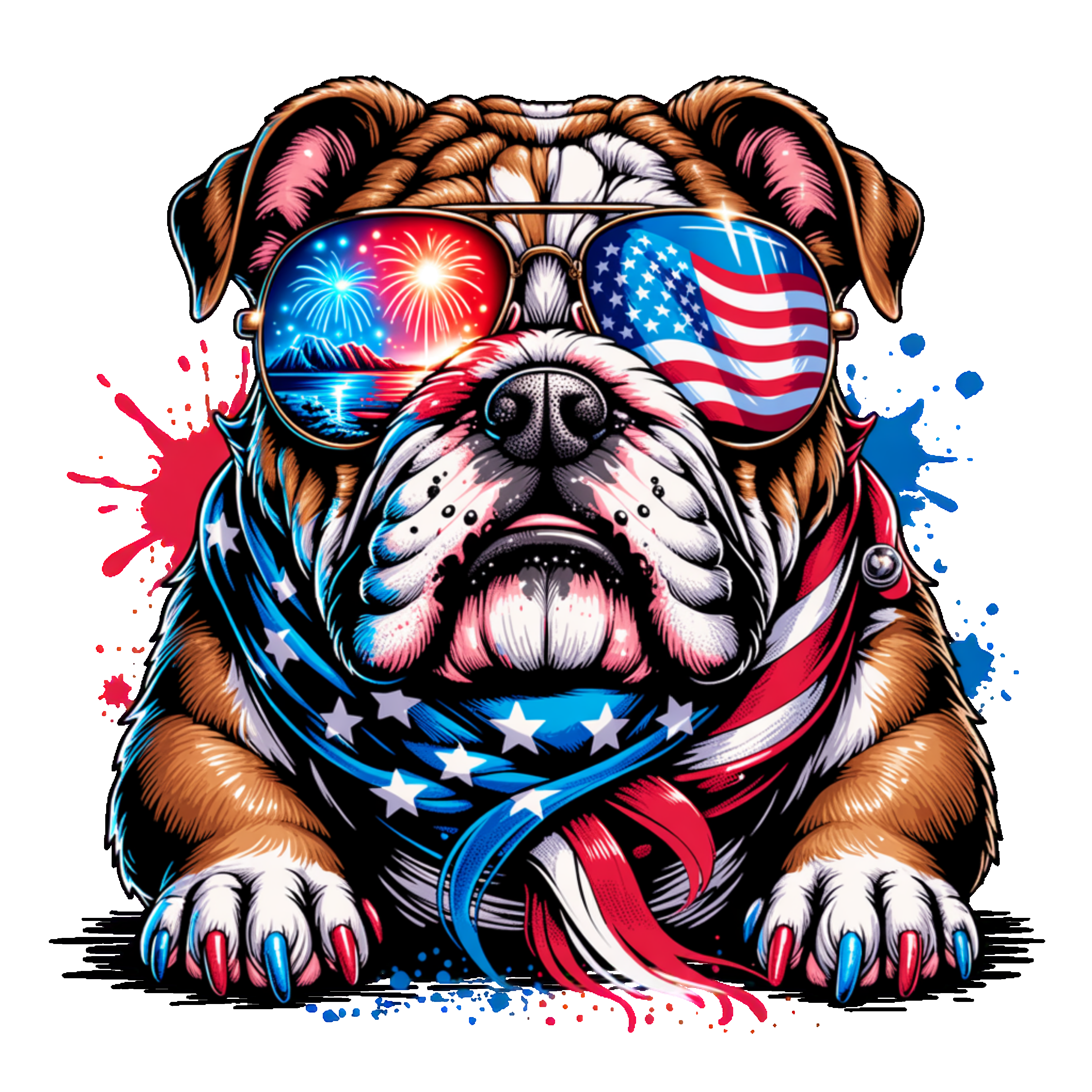 Bulldog 4th of July