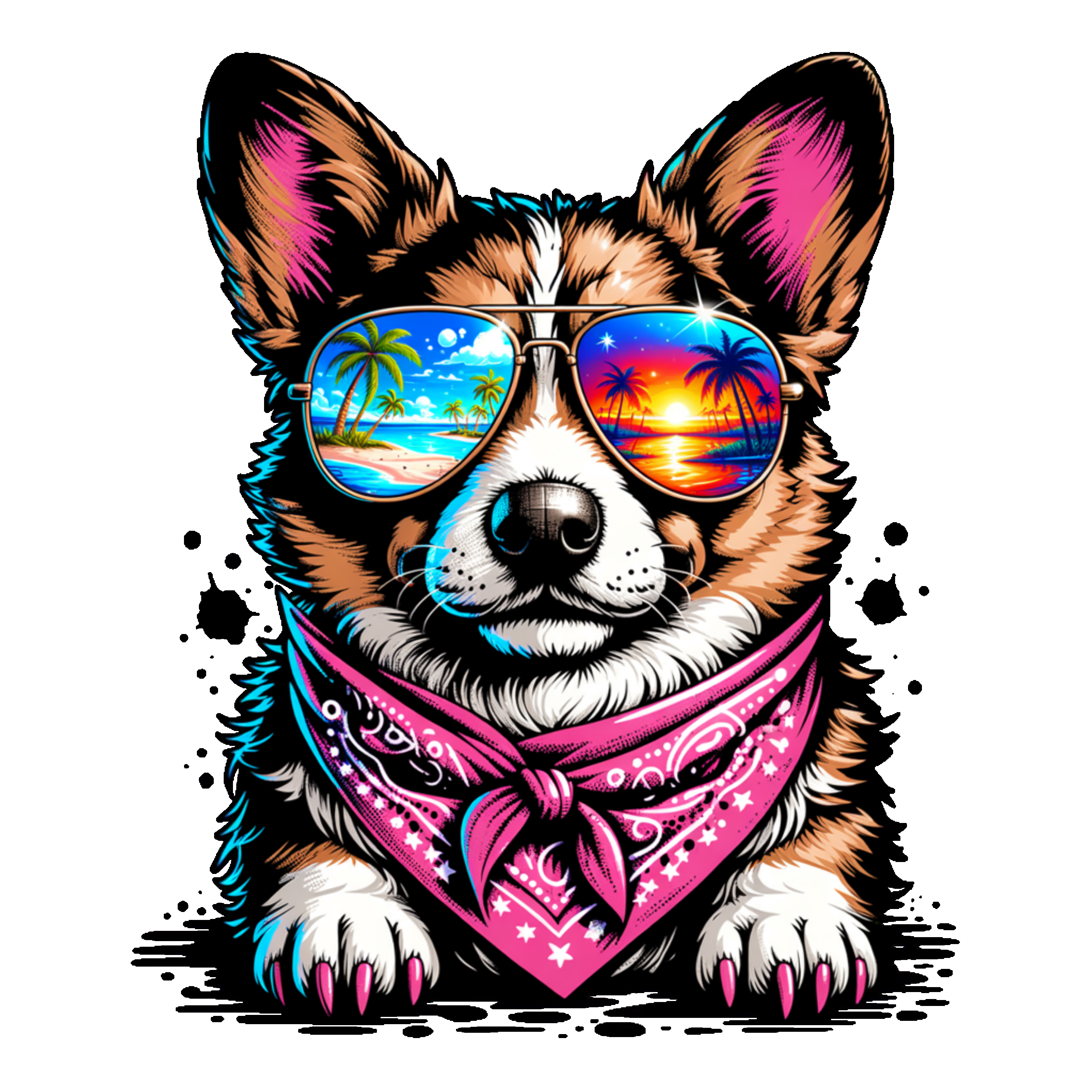 Yorkie w/glasses (Copy)