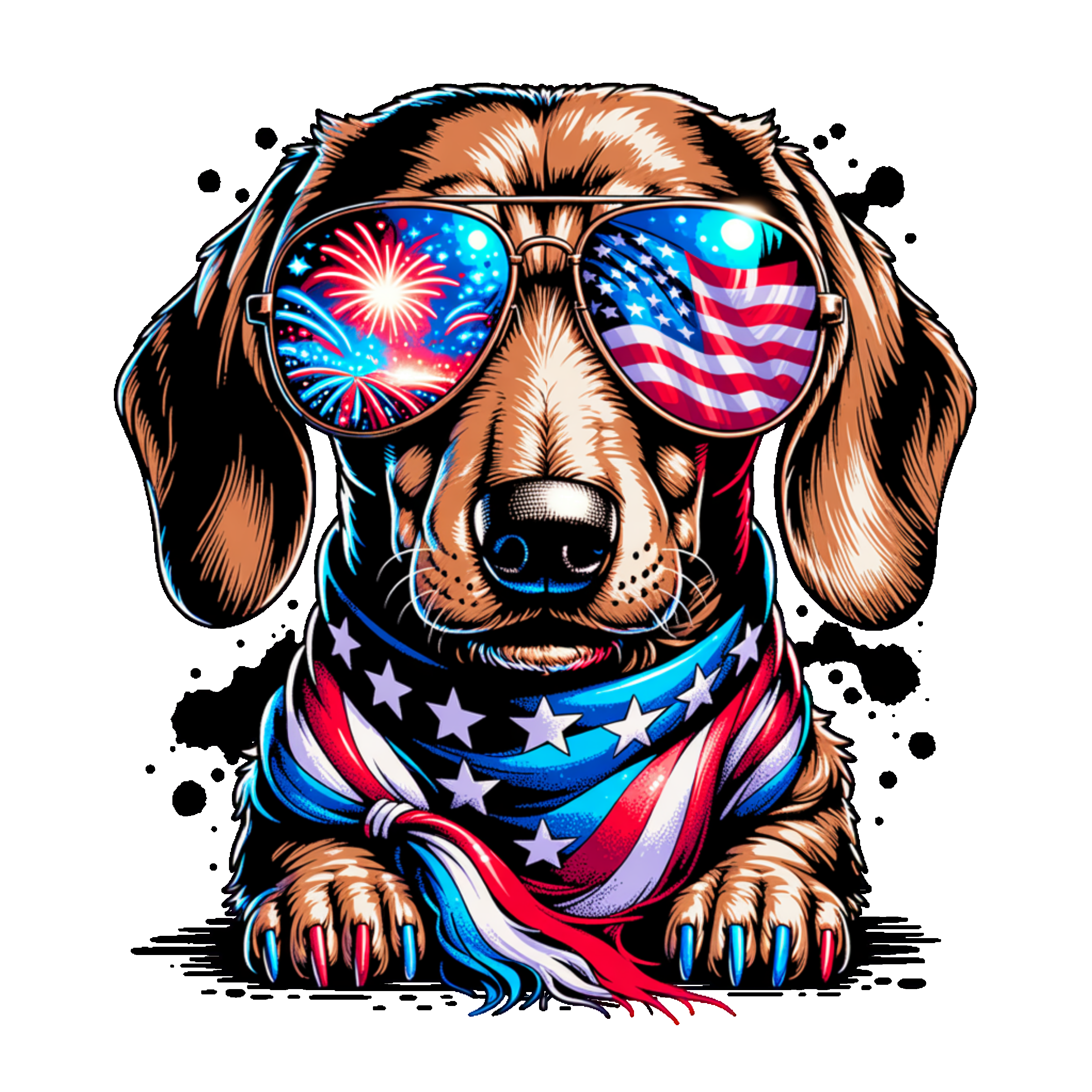 Dachshund 4th of July