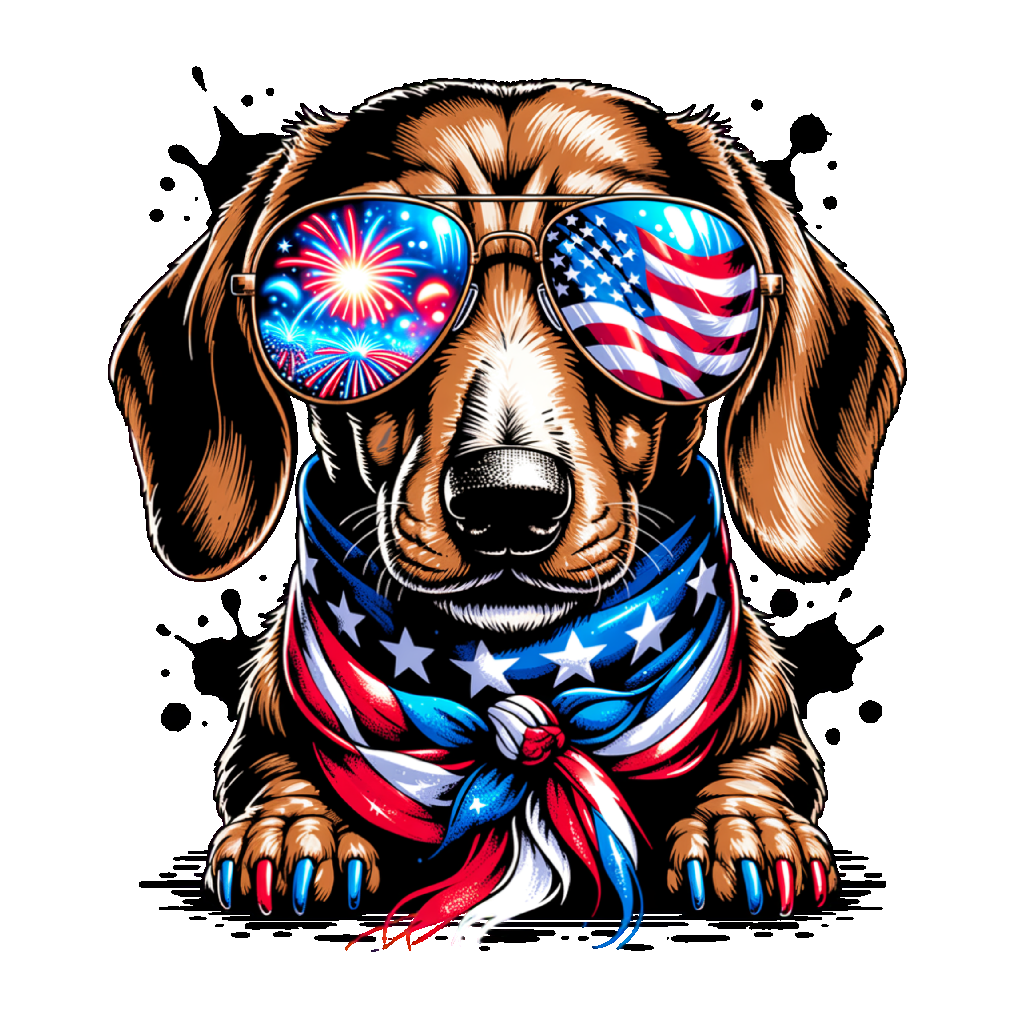 Dachshund 4th of July3