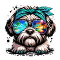 Shihtzu w/Glasses