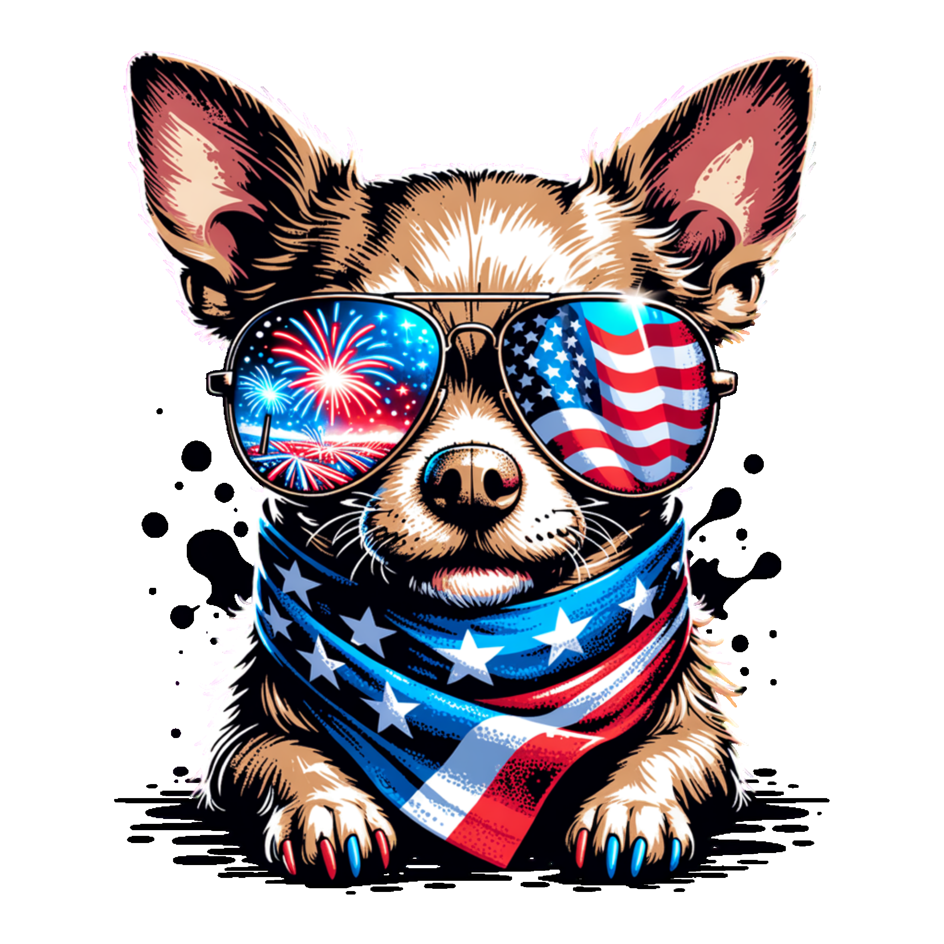 Chihuahua 4th Of July