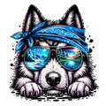 Husky w/Glasses2