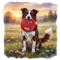 Aussie (red frisbie)