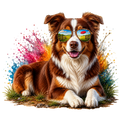 Aussie (glasses in color)