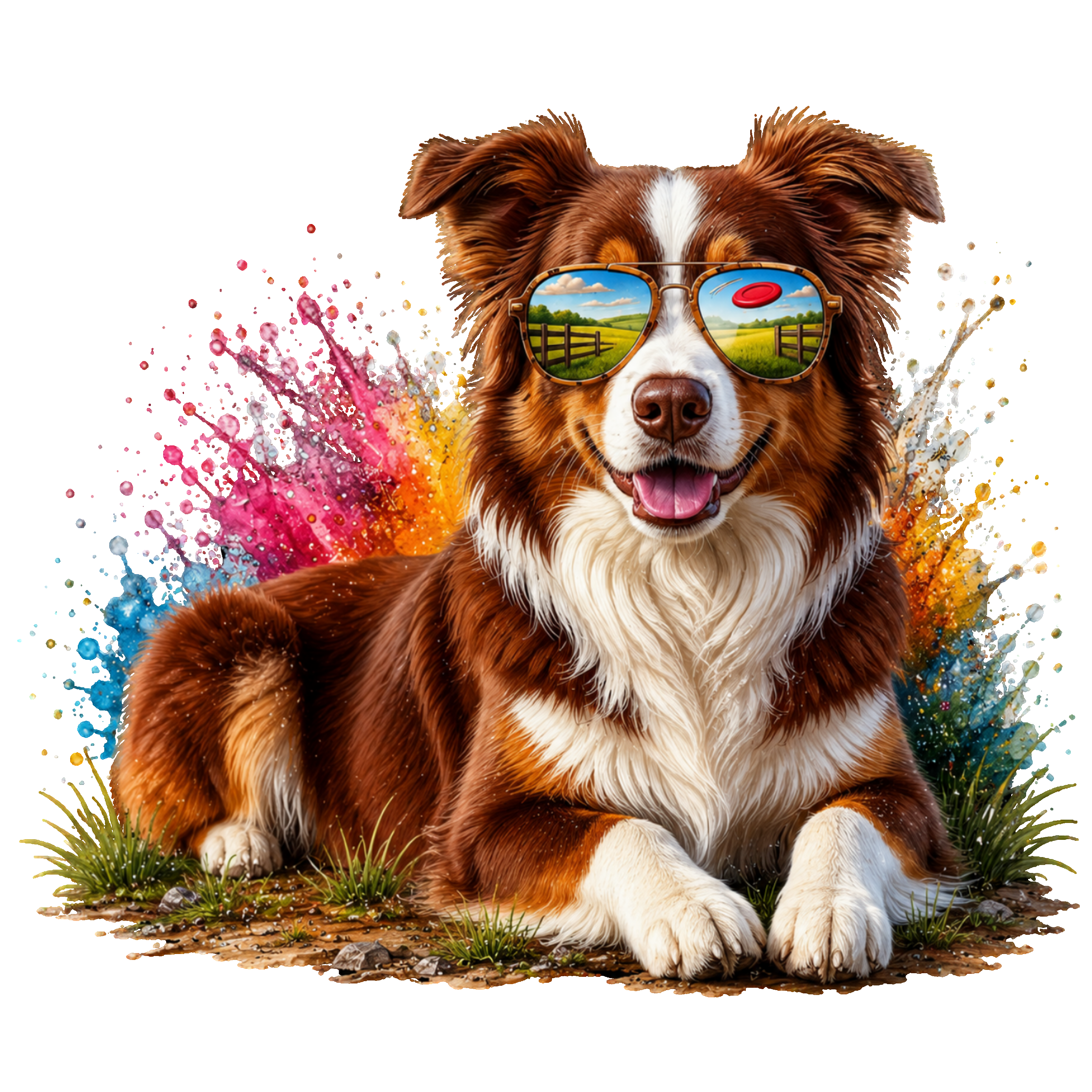 Aussie (glasses in color)