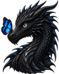 Black Dragon & Butterfly