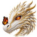 White Dragon & Butterfly_2
