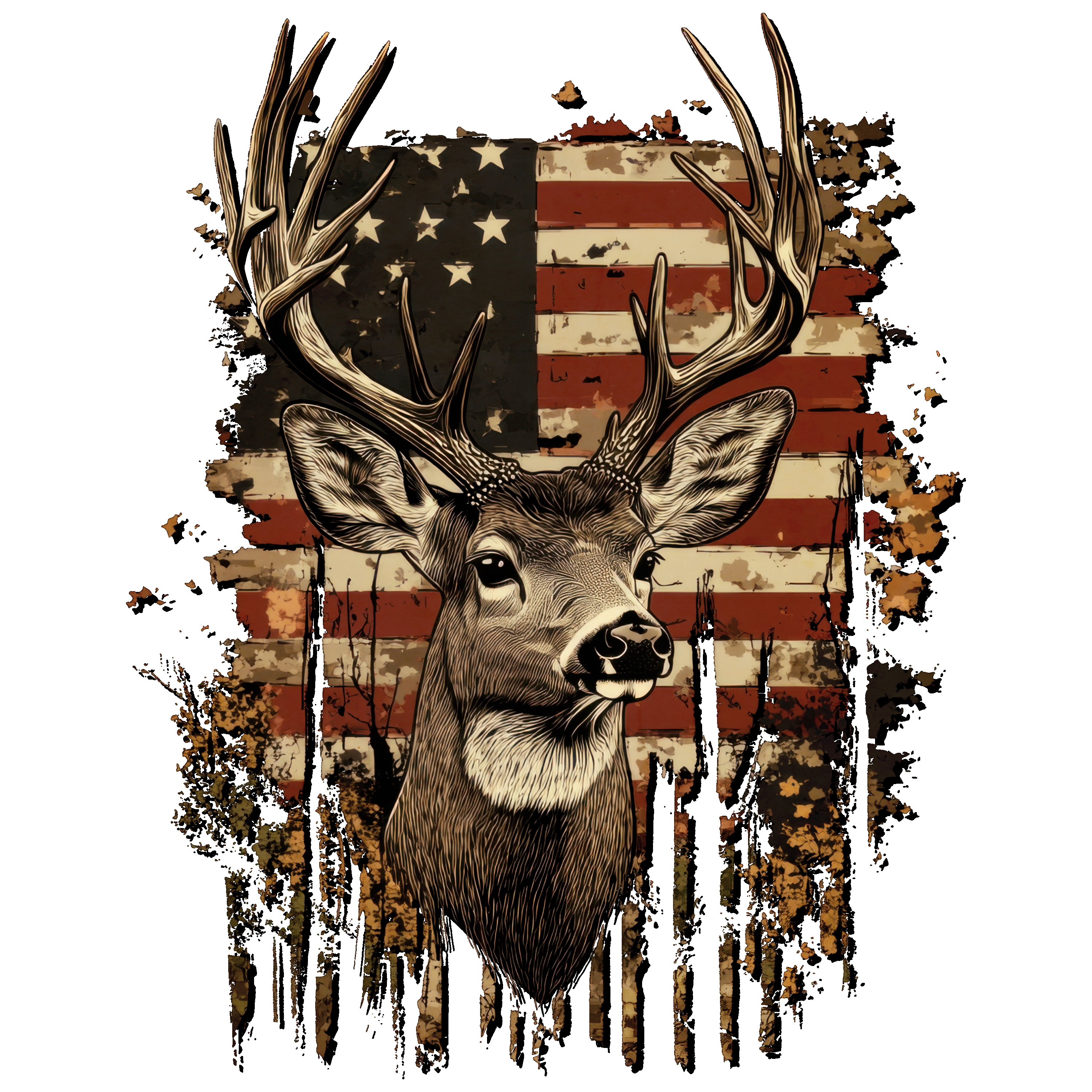 Flag, Deer (Buck)