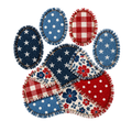 American Dog Paw (patchwork)