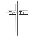Faith Cross (black&white)