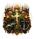 Fish-Anchor-Cross