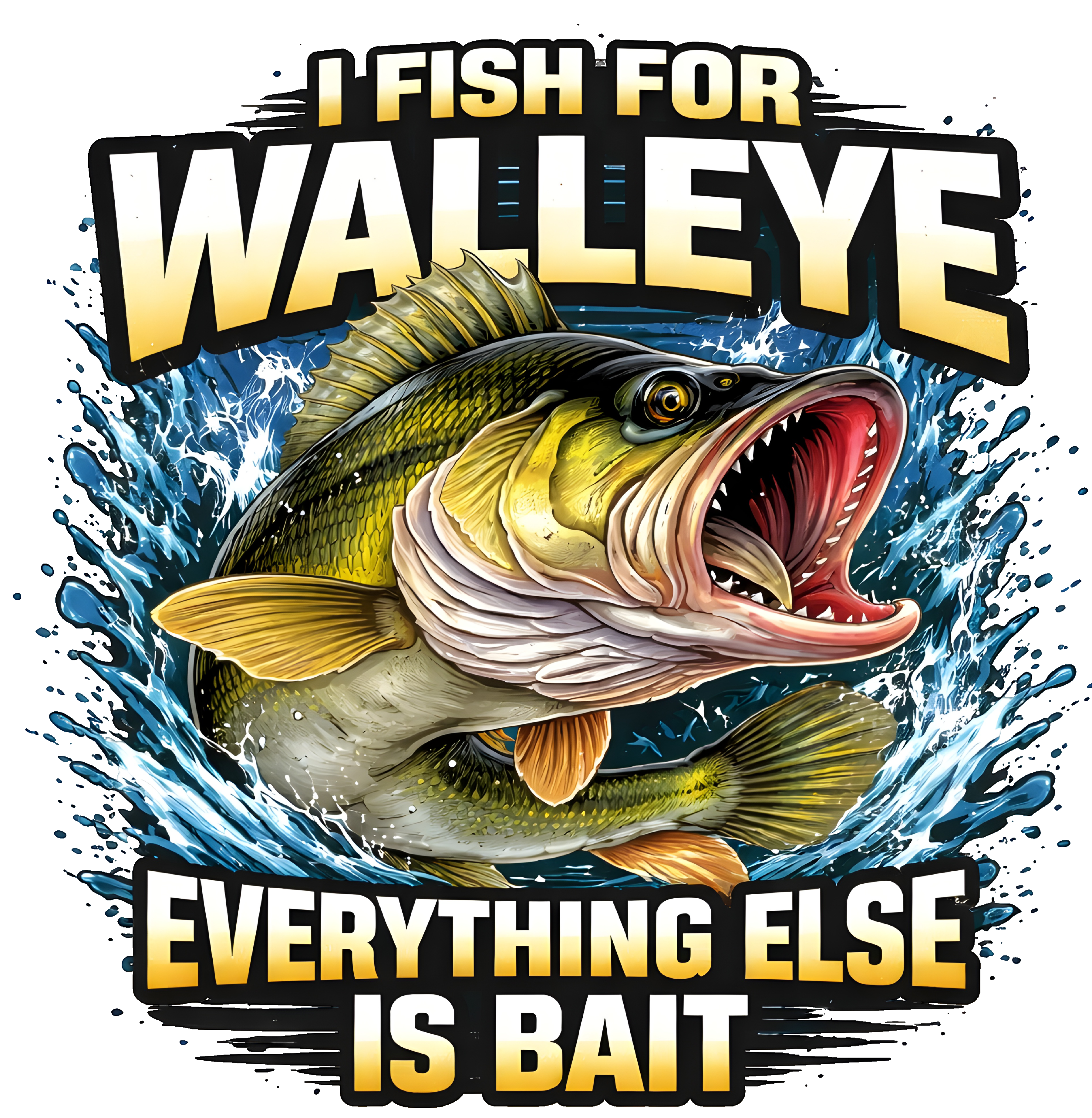 I Fish For Walleye...