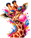 Giraffe Pop Art