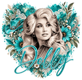 Dolly floral heart