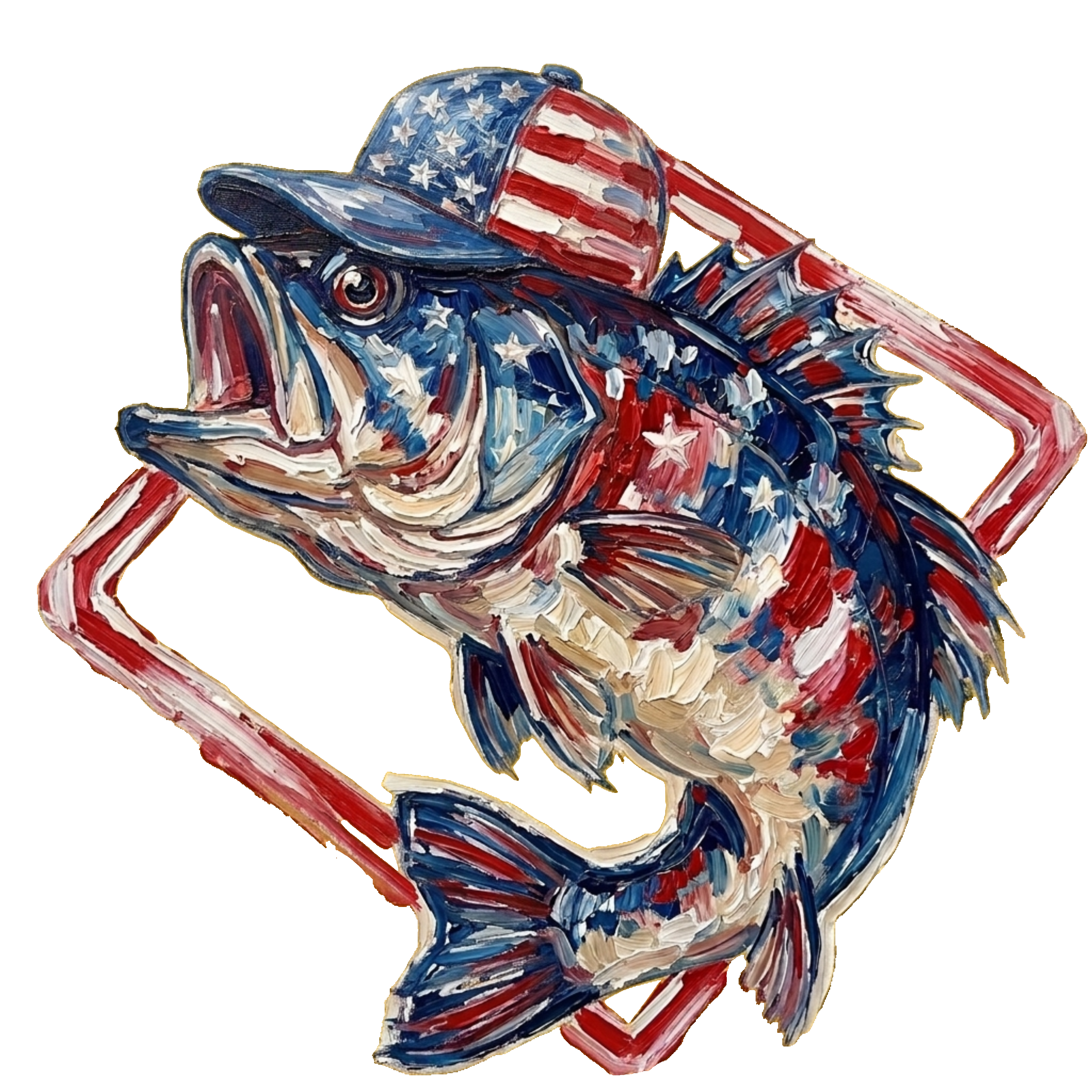 American Bass (painted)