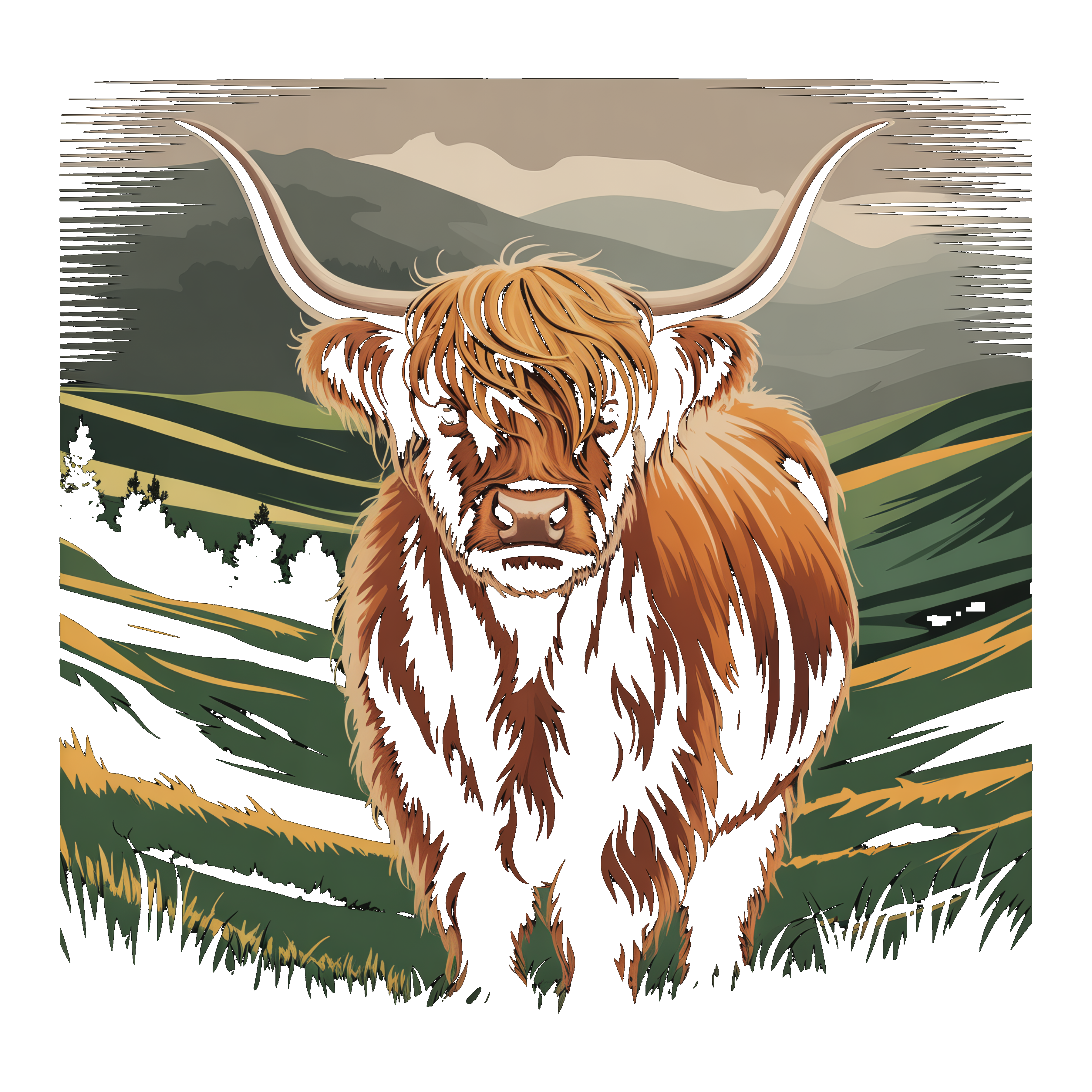 Highland Cow 80