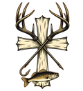 Fishing Hunting Cross