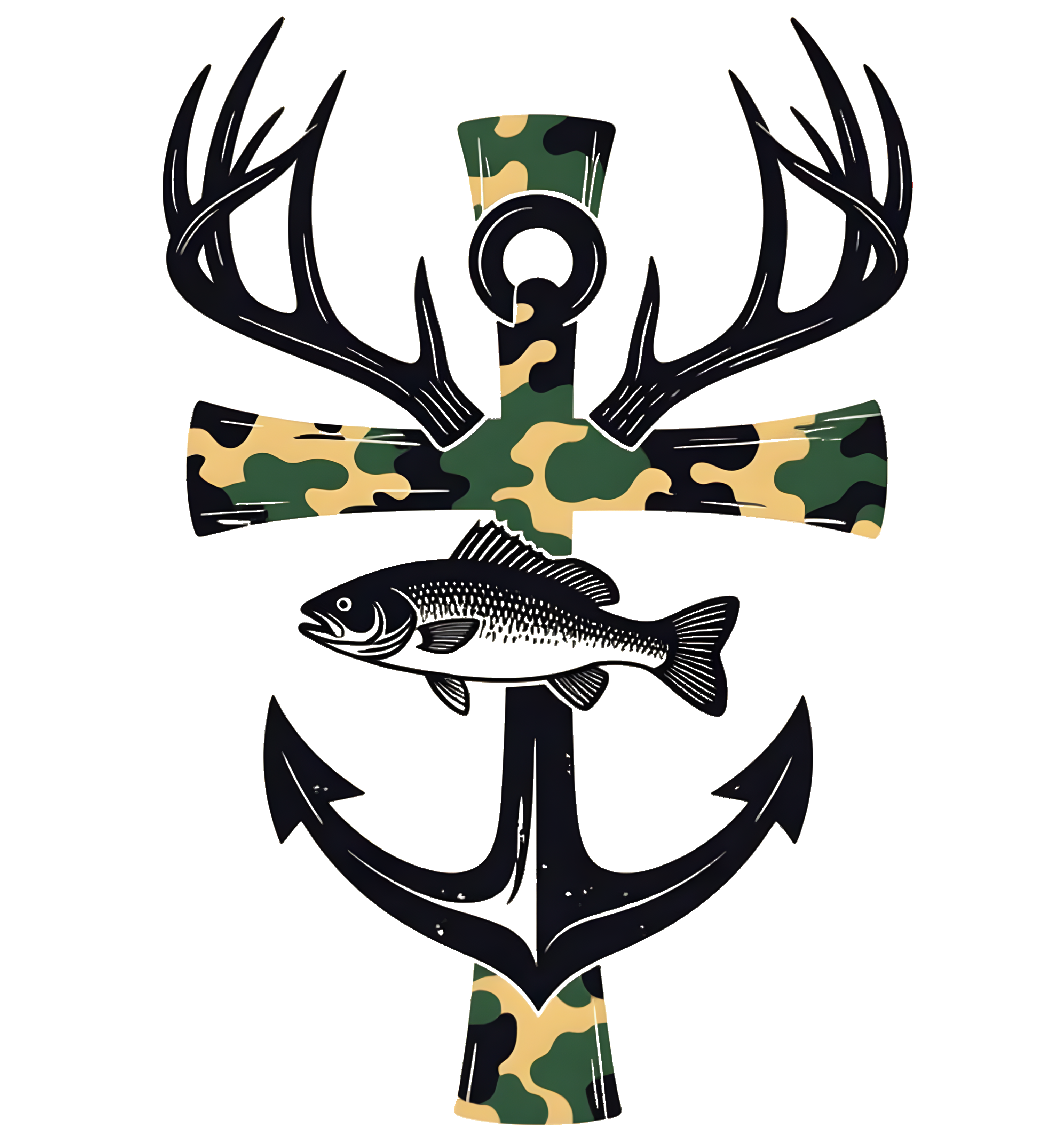 Fishing, Hunting, Cross (camo)
