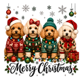Christmas Poodles
