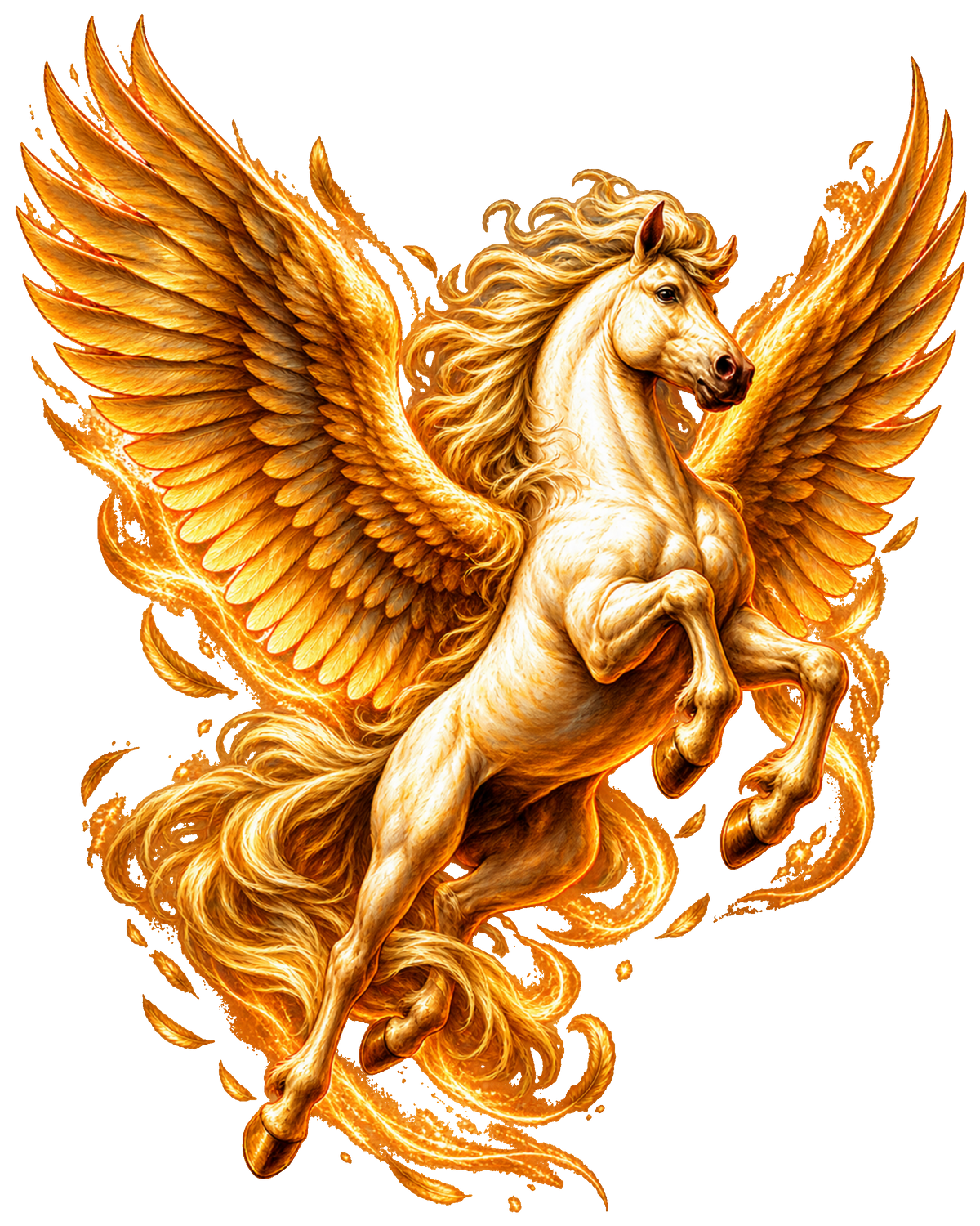 Pegasus in Flight
