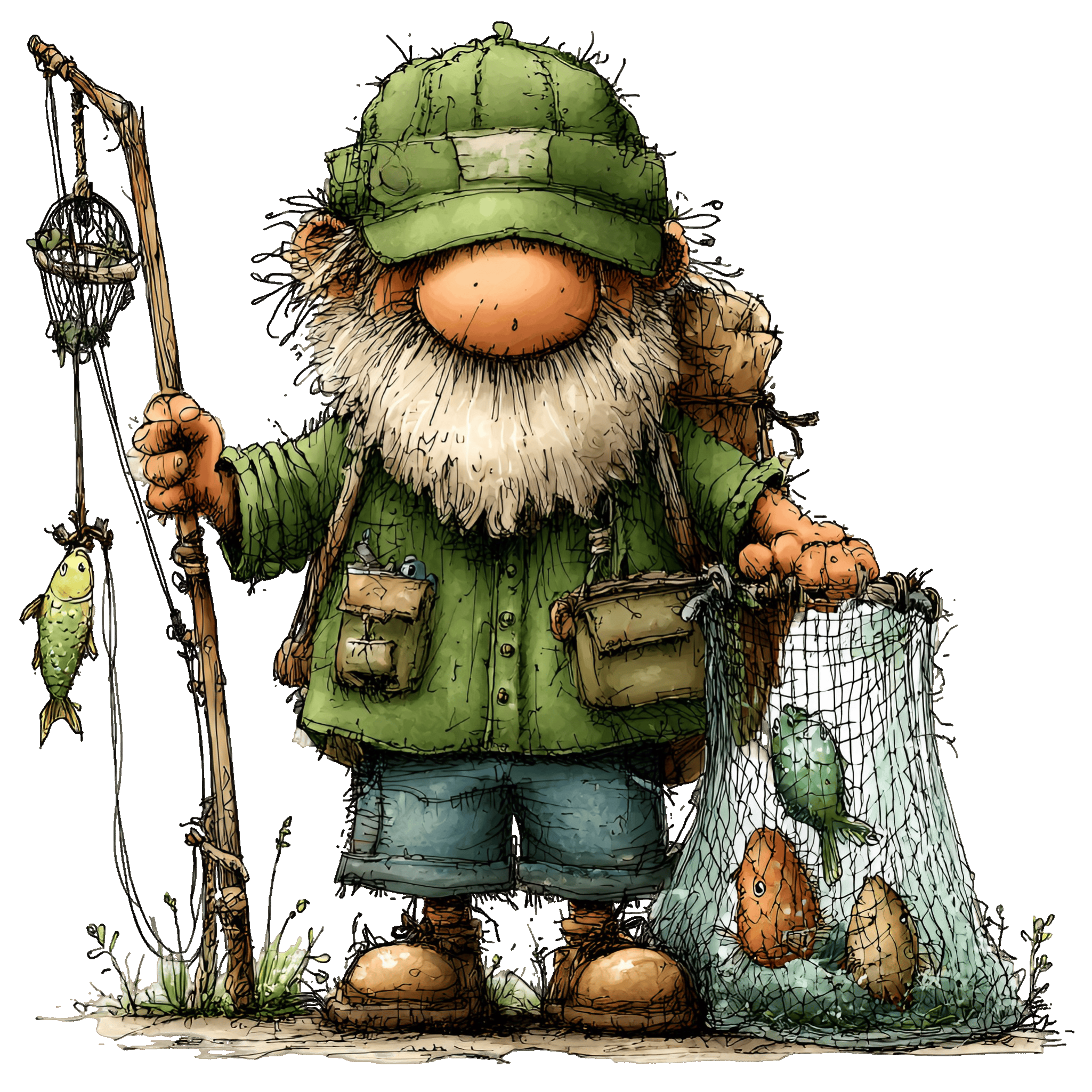 Fishing Knome (netted)