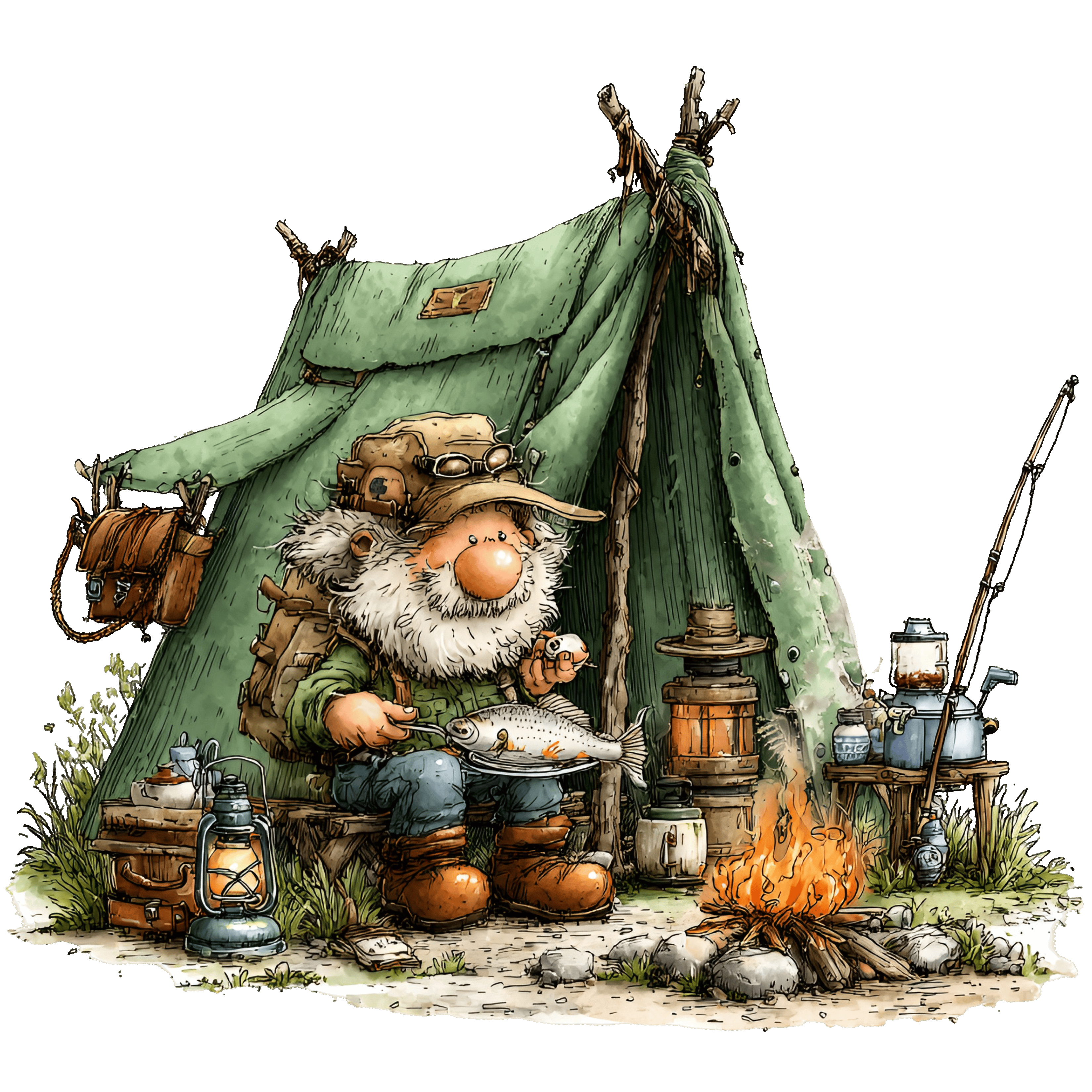 Camping Knome Fishing
