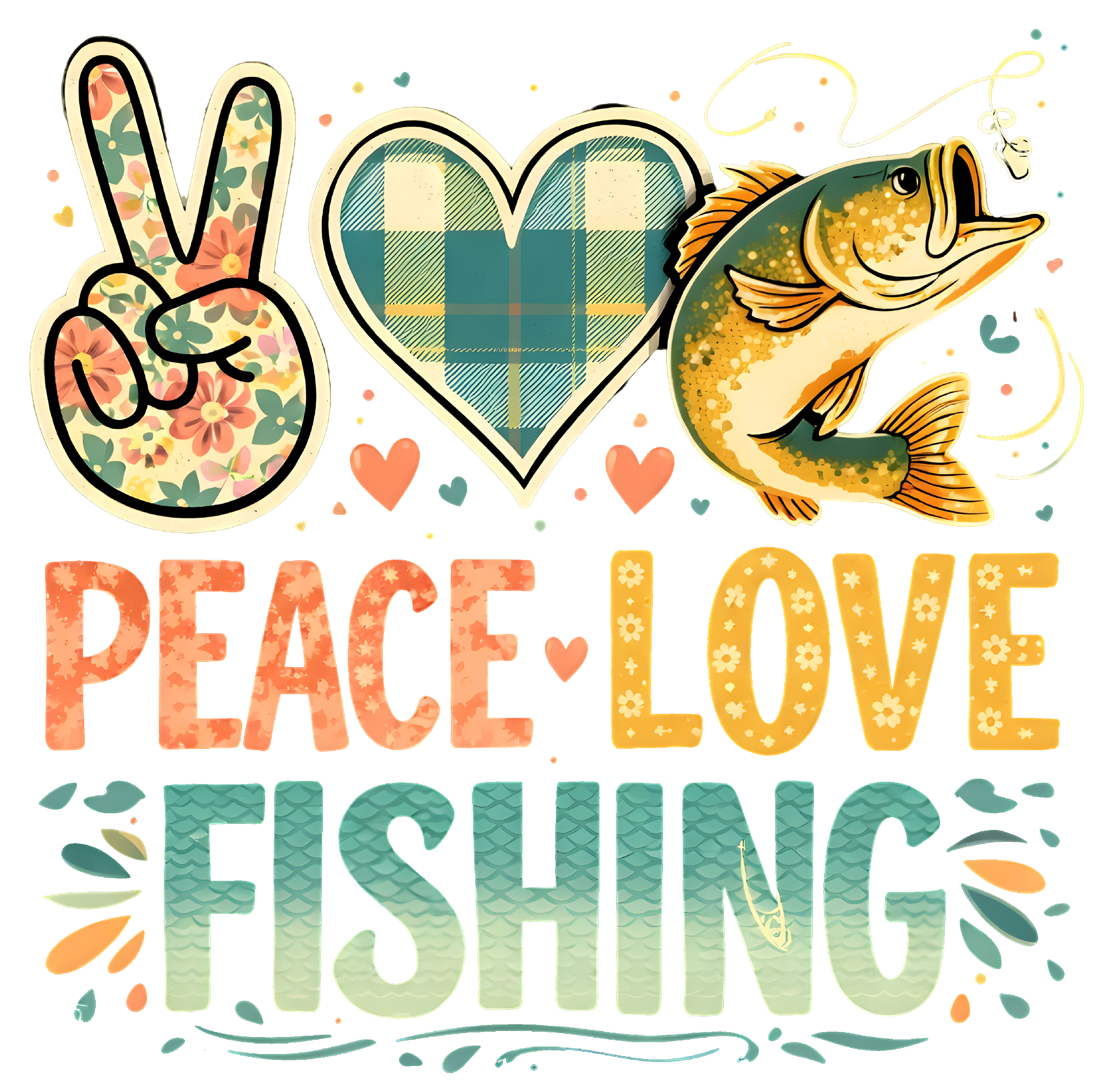 Peace Love Fishing
