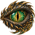 Dragon Green Eye