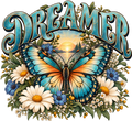 Dreamer Butterfly Lake Sunset DTF transfer