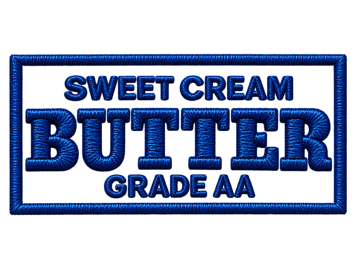 Sweet Cream Butter Label (Pocket) DTF transfer