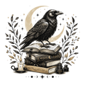 Gothic Book Raven