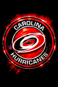 Carolina Hurricanes Hockey Halftone