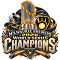Milwaukee Brewers 2026 World Series Champions Trophy DTF transfer