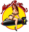 Miss B Haven Pin-Up Nose Art DTF transfer