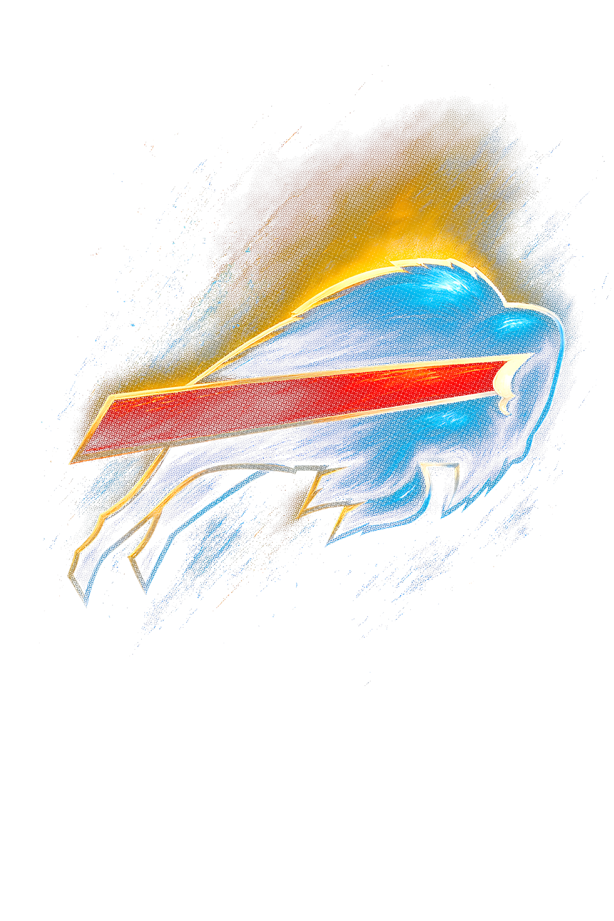Bills "Halftone" (Black Backround)