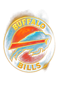 Bills "Halftone" (Black Backround)