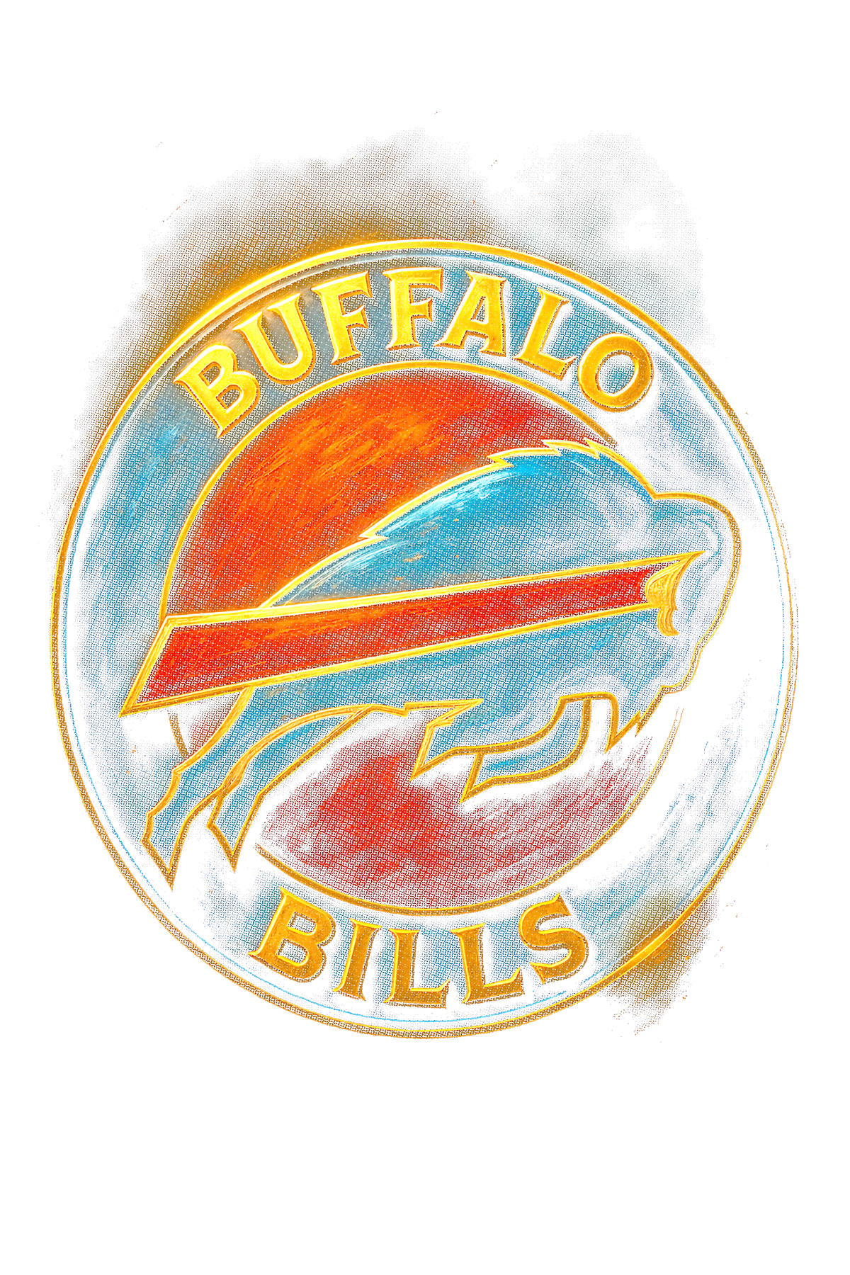 Bills "Halftone" (Black Backround)