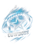 Cowboys "Halftone" (Black Backround)