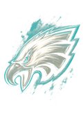 Eagles "Halftone" (Black Backround)