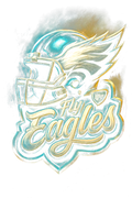 Eagles "Halftone" (Black Backround)